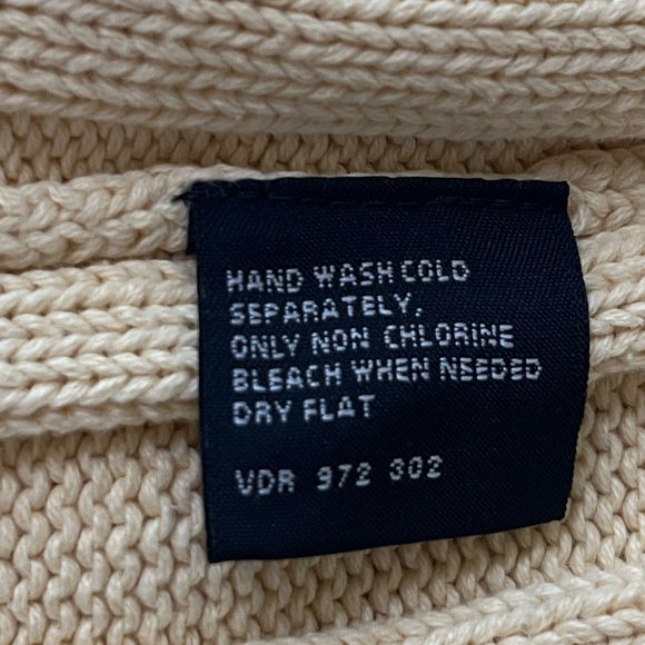 NAUTICA Light Yellow Crewneck 100% Cotton Ribbed Knit Sweater XL NWOT - Picture 12 of 12